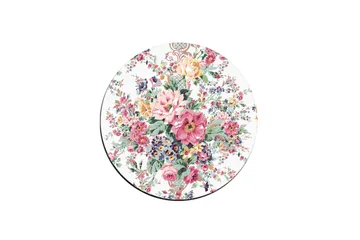 Rund Matte Rosalinda - Flerfarget/Fløyel - Tekstiler & tepper - Teppe & matte - Moderne matte - Wiltontepper