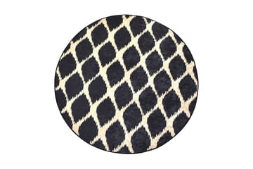 Rund Matte Shadow (100) - Flerfarget/Fløyel - Tekstiler & tepper - Teppe & matte - Moderne matte - Wiltontepper