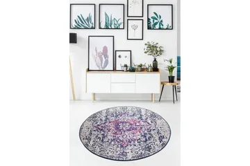 Rund Matte Svakhet - Flerfarget/Fløyel - Tekstiler & tepper - Teppe & matte - Moderne matte - Wiltontepper