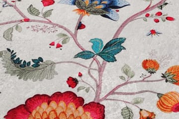 Rundt Matte Arya (100) - Flerfarget/Fløyel - Tekstiler & tepper - Teppe & matte - Moderne matte - Wiltontepper