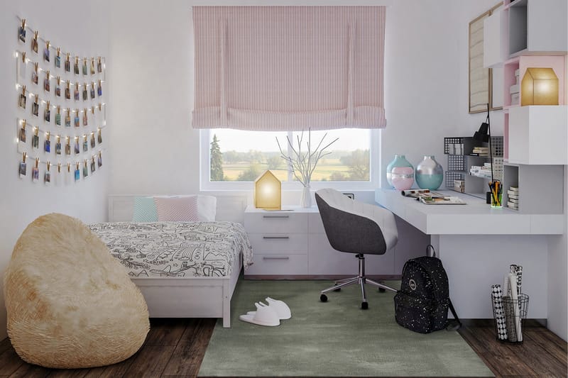 Soft Wiltonteppe 160x230 cm - Grønn - Tekstiler & tepper - Teppe & matte - Moderne matte - Wiltontepper