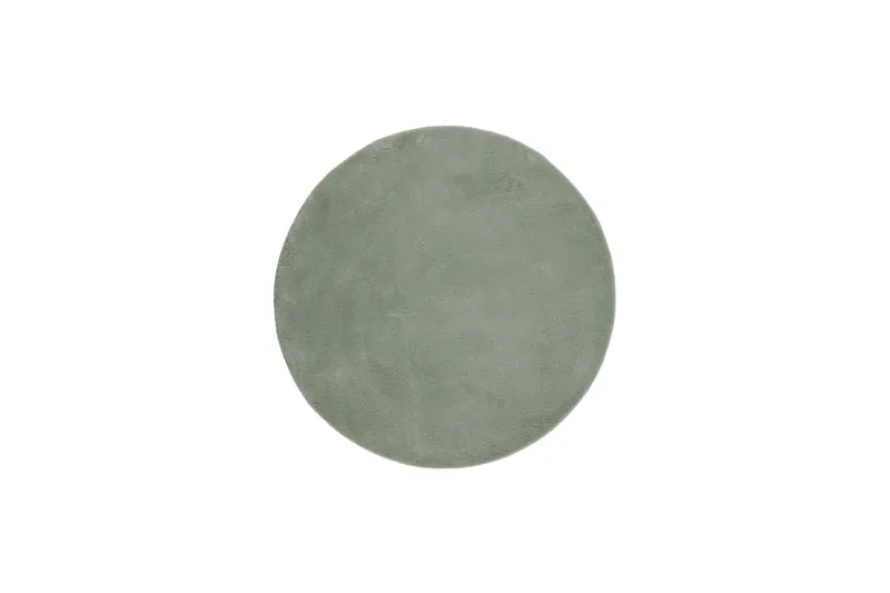 Soft Wiltonteppe Rundt 120 cm, Grønn