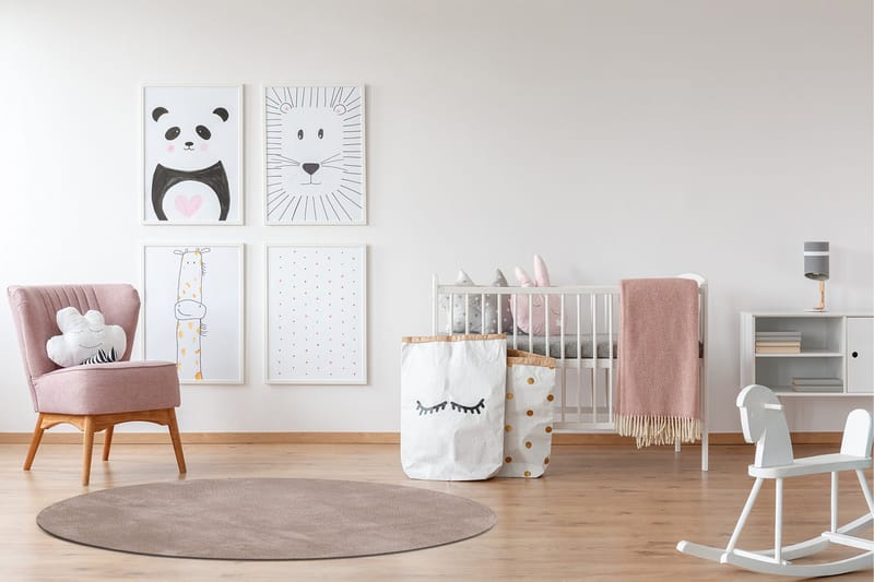 Soft Wiltonteppe Rundt 240 cm - Greige - Tekstiler & tepper - Teppe & matte - Moderne matte - Wiltontepper