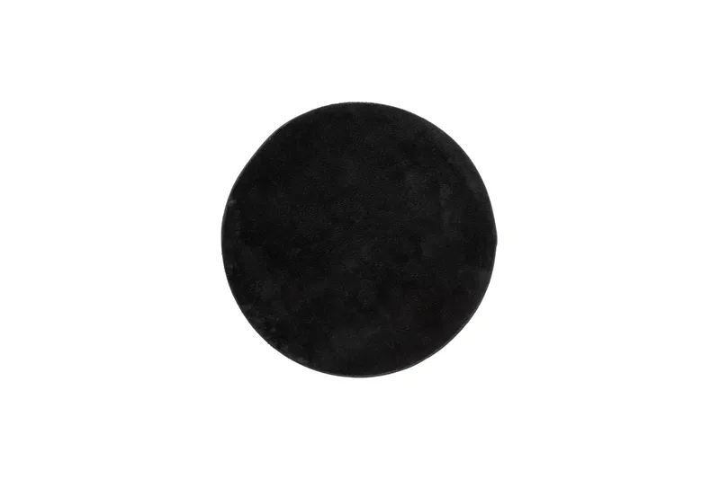 Softina Wiltonteppe Rundt 160 cm, Svart