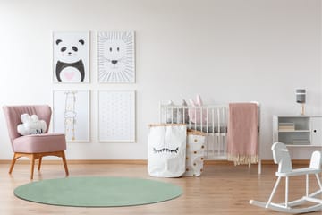Softina Wiltonteppe Rundt 200 cm - Grønn - Tekstiler & tepper - Teppe & matte - Moderne matte - Wiltontepper