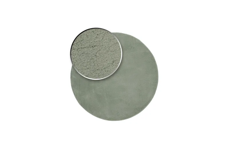 Softina Wiltonteppe Rundt 200 cm - Grønn - Tekstiler & tepper - Teppe & matte - Moderne matte - Wiltontepper