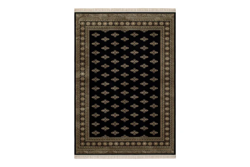 Teheran Wiltonmatte Rektangulær 160x230 cm, Svart