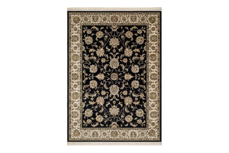 Teheran Wiltonmatte Rektangulær 160x230 cm, Svart