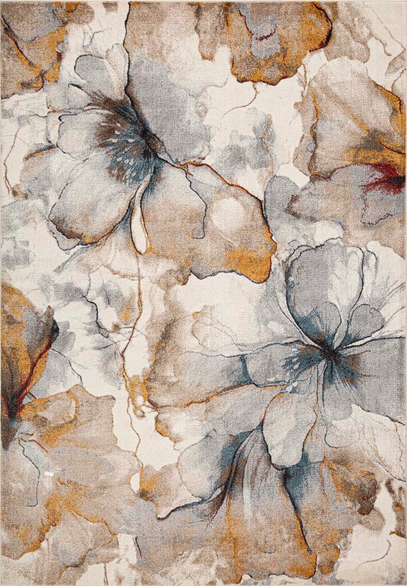 Teppe Yelvi 160x230 cm, Beige/oransje