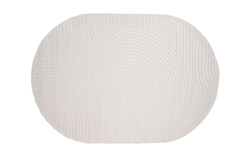 Vince Wiltonteppe 240x340 cm Oval - Hvit - Tekstiler & tepper - Teppe & matte - Moderne matte - Wiltontepper