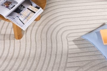 Vince Wiltonteppe 240x340 cm Oval - Hvit - Tekstiler & tepper - Teppe & matte - Moderne matte - Wiltontepper