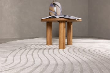 Vince Wiltonteppe 240x340 cm Oval - Hvit - Tekstiler & tepper - Teppe & matte - Moderne matte - Wiltontepper