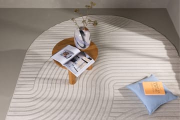 Vince Wiltonteppe 240x340 cm Oval - Hvit - Tekstiler & tepper - Teppe & matte - Moderne matte - Wiltontepper