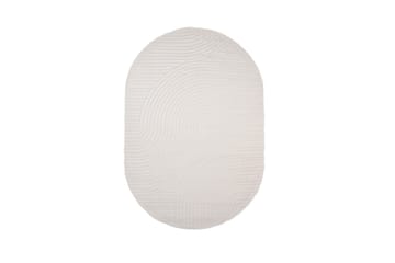 Vince Wiltonteppe 240x340 cm Oval - Hvit - Tekstiler & tepper - Teppe & matte - Moderne matte - Wiltontepper