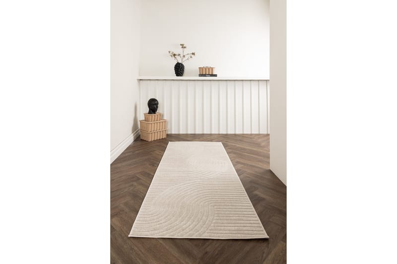 Vince Wiltonteppe 80x200 cm Rektangulær - Hvit - Tekstiler & tepper - Teppe & matte - Moderne matte - Wiltontepper