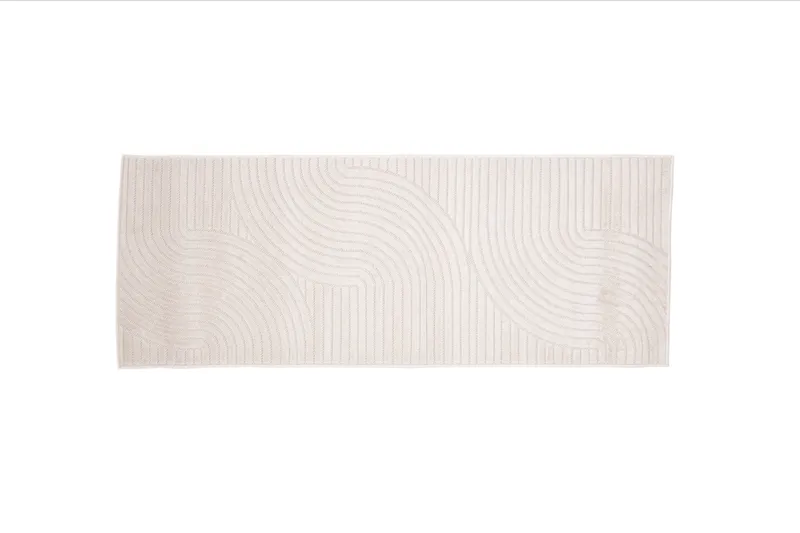 Vince Wiltonteppe 80x200 cm Rektangulær, Hvit