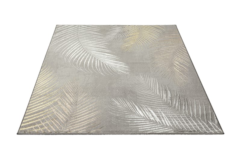 Wiltonmatte Creation Leaf 200x290 cm - Silver - Friezematte - Wiltontepper