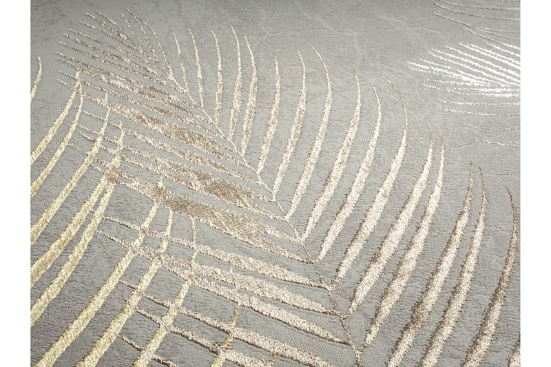 Wiltonmatte Creation Leaf 200x290 cm - Silver - Friezematte - Wiltontepper