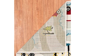 Wiltonteppe Bourke 160x230 cm Rektangulær - Creme/Blå/Rød/Grønn/Svart - Tekstiler & tepper - Teppe & matte - Moderne matte - Wiltontepper