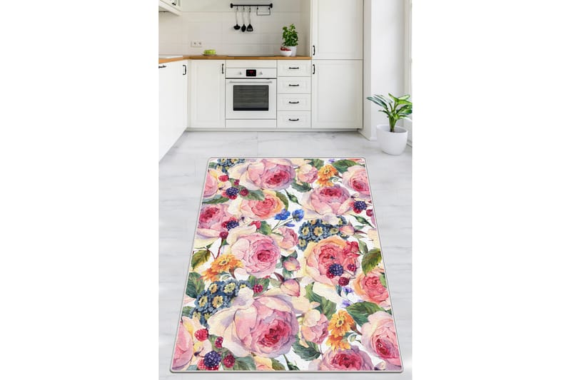 Wiltonteppe Javal 80x120 cm Rektangulær - Flerfarget - Friezematte - Wiltontepper