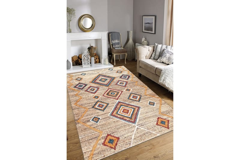 Wiltonteppe Nirvat 80x120 cm Rektangulær - Flerfarget - Tekstiler & tepper - Teppe & matte - Moderne matte - Wiltontepper