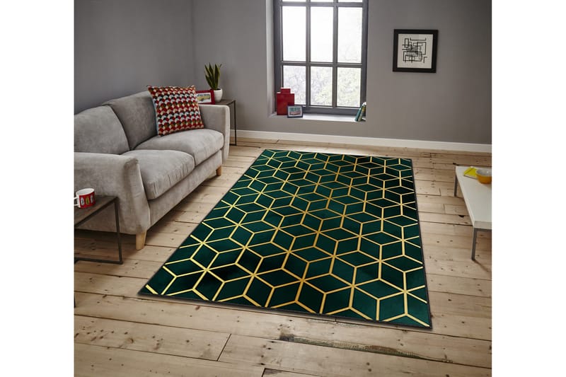Wiltonteppe Nunki 160x230 cm Rektangulær - Flerfarget - Tekstiler & tepper - Teppe & matte - Moderne matte - Wiltontepper