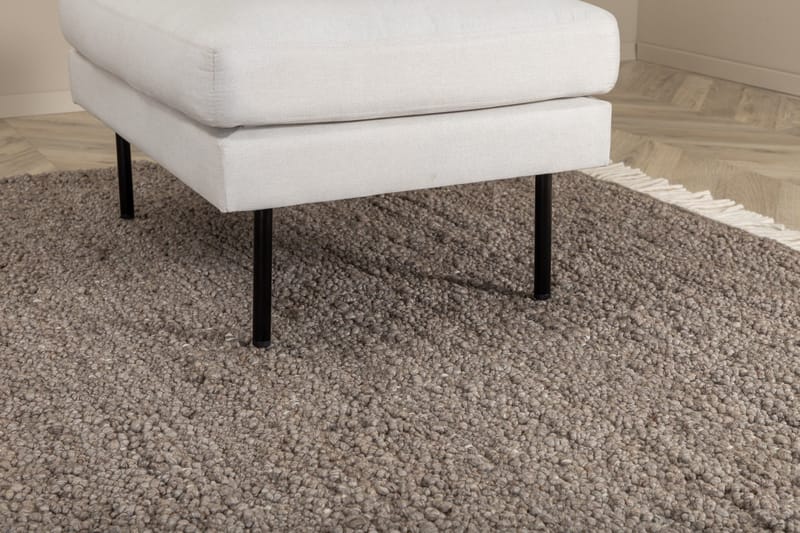 Wool carpet Venture Home Brown 200x300 cm - Tekstiler & tepper - Teppe & matte - Store tepper