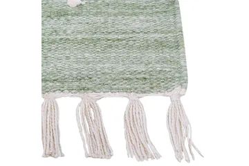 Yavu Ryeteppe 80x150 cm - Grønn - Tekstiler & tepper - Teppe & matte - Moderne matte - Ryetepper