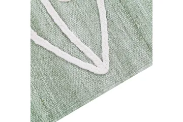 Yavu Ryeteppe 80x150 cm - Grønn - Tekstiler & tepper - Teppe & matte - Moderne matte - Ryetepper