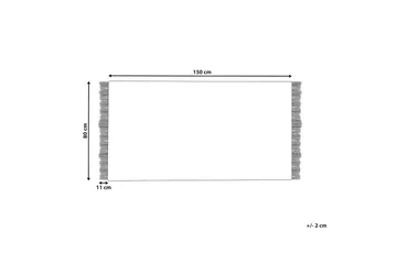 Yazlik Ullteppe 80x150 cm - Beige - Tekstiler & tepper - Teppe & matte - Moderne matte - Ullteppe
