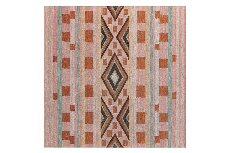 Yomra Ullteppe 200x200 cm Kvadratisk, Brun