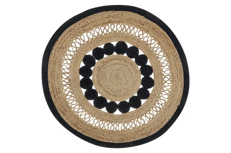 Yozgat Ryeteppe 120 cm Rund, Beige