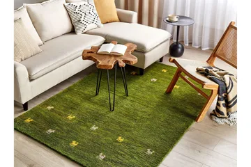 Yulafi Ryeteppe 140x200 cm - Grønn - Tekstiler & tepper - Teppe & matte - Moderne matte - Ryetepper