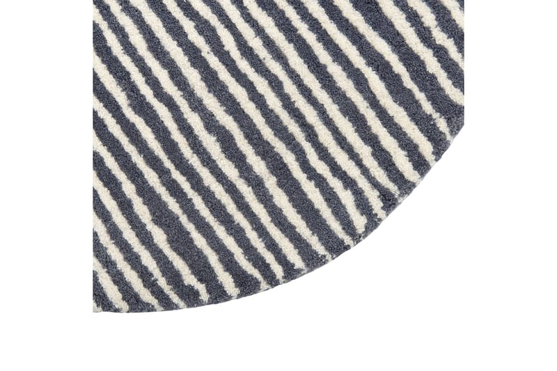 Zabol Ullteppe 140x200 cm Oval - Svart/hvit - Tekstiler & tepper - Teppe & matte - Moderne matte - Ullteppe