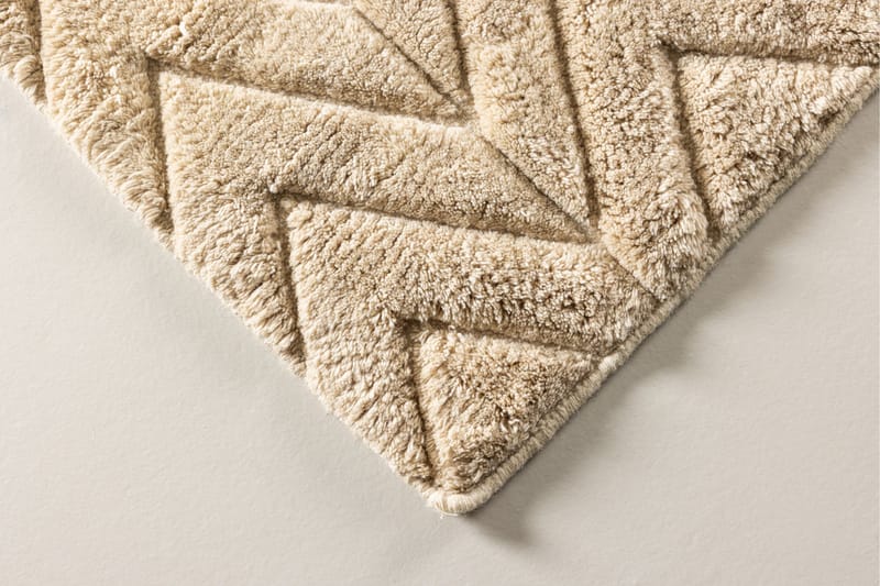 Zoe Ullteppe 160x230 cm Rektangulær - Beige - Tekstiler & tepper - Teppe & matte - Moderne matte - Ullteppe