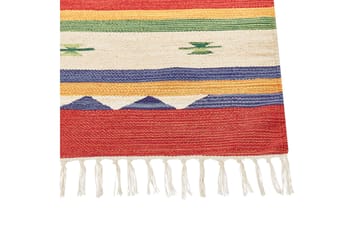 Alapars Kelimteppe 140x200 cm - Rød - Tekstiler & tepper - Teppe & matte - Orientalske tepper - Kelimtepper