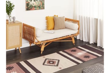 Aragats Kelimteppe 80x300 cm - Beige - Tekstiler & tepper - Teppe & matte - Orientalske tepper - Kelimtepper