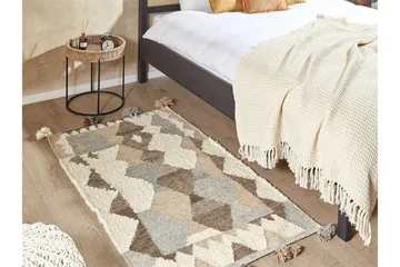 Aralez Kelimteppe 80x150 cm - Beige - Tekstiler & tepper - Teppe & matte - Orientalske tepper - Kelimtepper