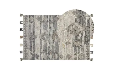 Aratashen Kelimteppe 160x230 cm - Grå - Tekstiler & tepper - Teppe & matte - Orientalske tepper - Kelimtepper