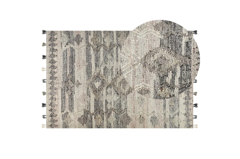 Aratashen Kelimteppe 80x150 cm - Grå - Tekstiler & tepper - Teppe & matte - Orientalske tepper - Kelimtepper