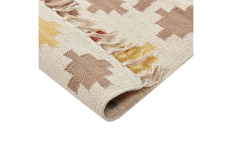 Atan Kelimteppe 80x300 cm - Beige - Tekstiler & tepper - Teppe & matte - Orientalske tepper - Kelimtepper