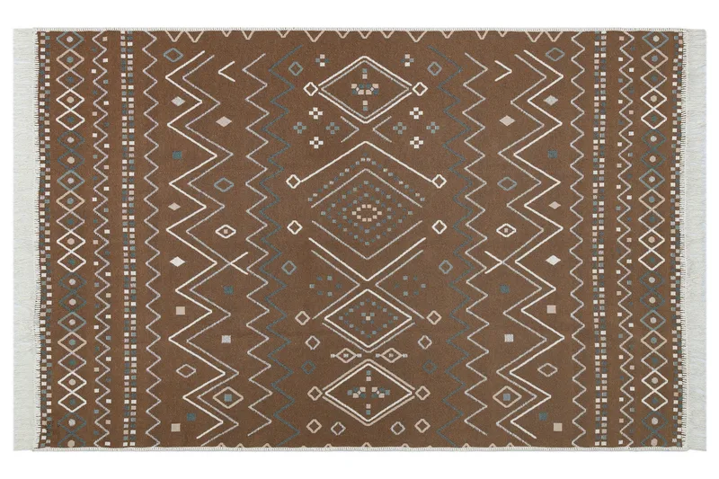 Back (120 x 180) Eko Hal 2 - Beige/Blå/Hvit - Tekstiler & tepper - Teppe & matte - Orientalske tepper - Persisk matte