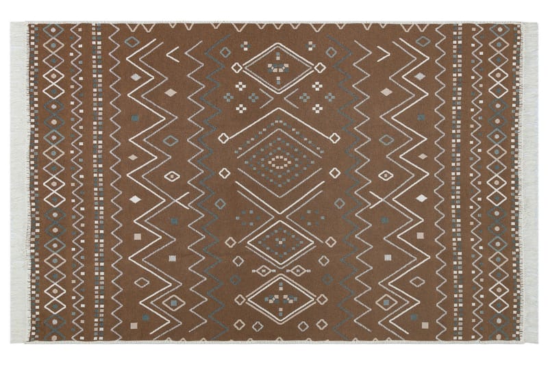 Back (120 x 180) Eko Hal 2 - Beige/Blå/Hvit - Tekstiler & tepper - Teppe & matte - Orientalske tepper - Persisk matte