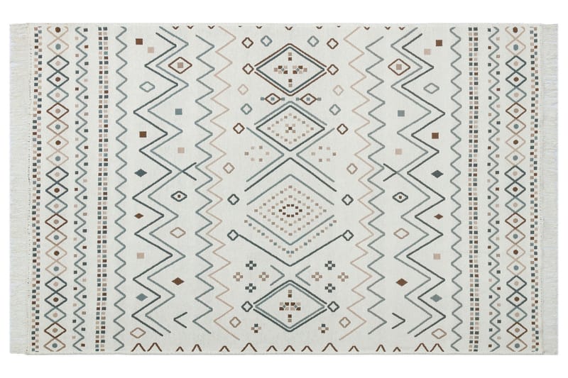 Back (120 x 180) Eko Hal 2 - Beige/Blå/Hvit - Tekstiler & tepper - Teppe & matte - Orientalske tepper - Persisk matte