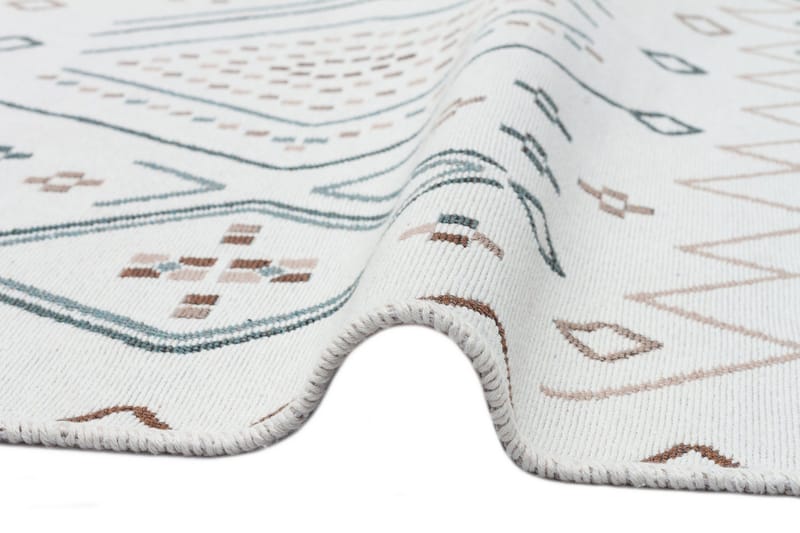 Back (120 x 180) Eko Hal 2 - Beige/Blå/Hvit - Tekstiler & tepper - Teppe & matte - Orientalske tepper - Persisk matte