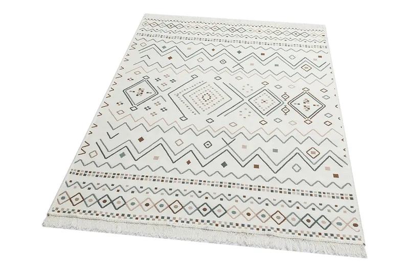 Back (120 x 180) Eko Hal 2, Beige/Blå/Hvit