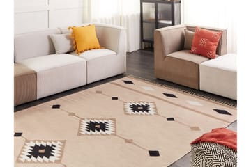 Berdik Kelimteppe 200x300 cm - Beige - Tekstiler & tepper - Teppe & matte - Orientalske tepper - Kelimtepper