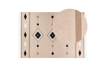 Berdik Kelimteppe 200x300 cm - Beige - Tekstiler & tepper - Teppe & matte - Orientalske tepper - Kelimtepper