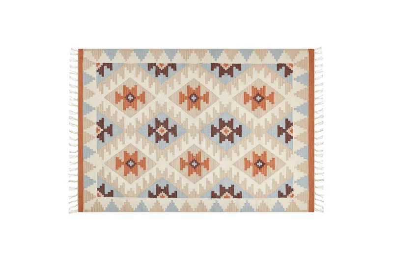 Dilijan Kelimteppe 160x230 cm - Beige - Tekstiler & tepper - Teppe & matte - Orientalske tepper - Kelimtepper