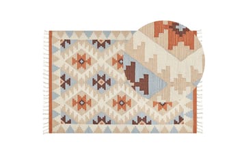 Dilijan Kelimteppe 160x230 cm - Beige - Tekstiler & tepper - Teppe & matte - Orientalske tepper - Kelimtepper